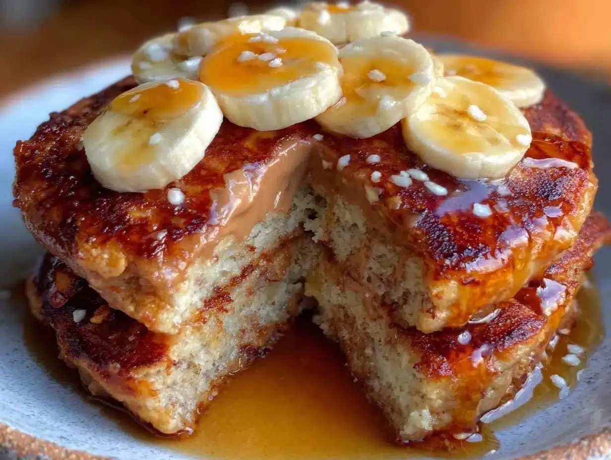 peanut butter banana protein pancakes preparation steps