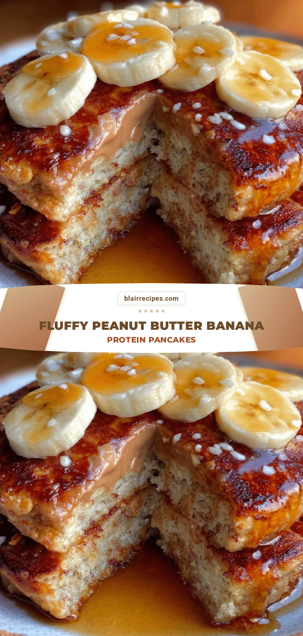 peanut butter banana protein pancakes recipe