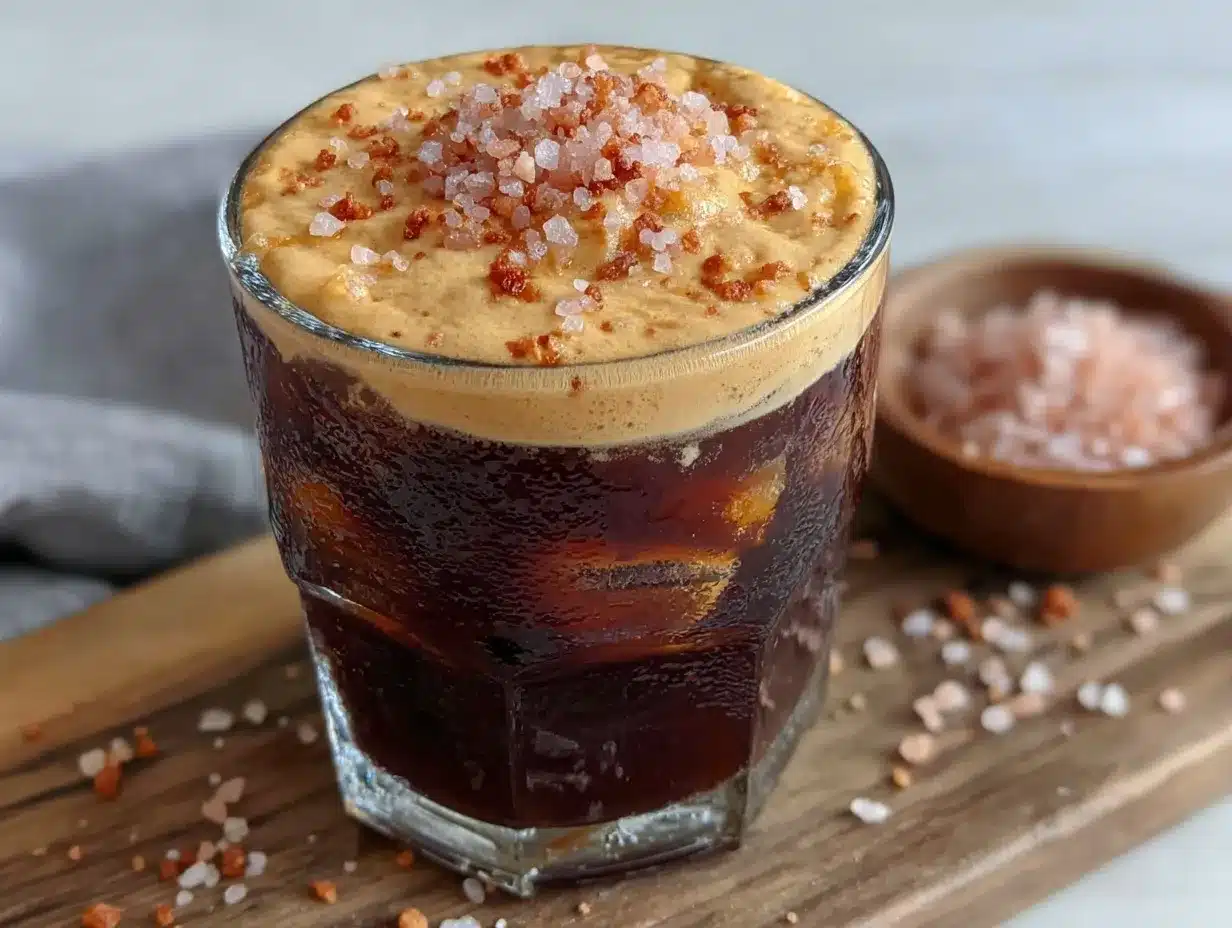 pink salt cold brew coffee preparation steps