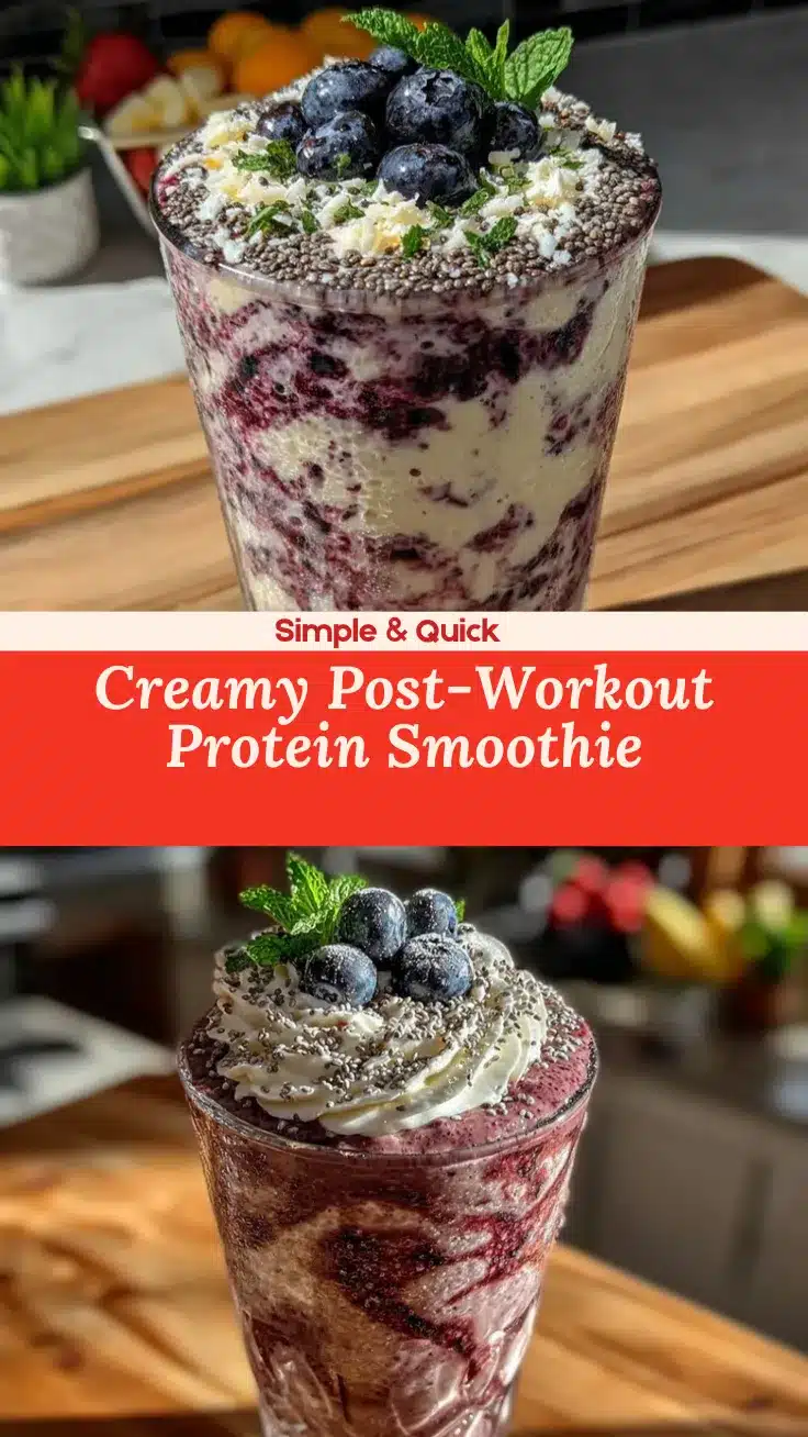 post-workout protein smoothie recipe