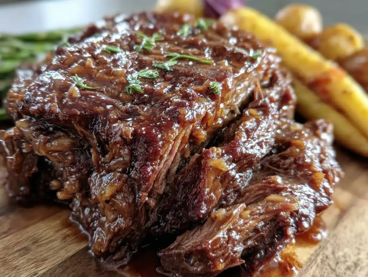 pressure cooker pot roast recipe preparation steps