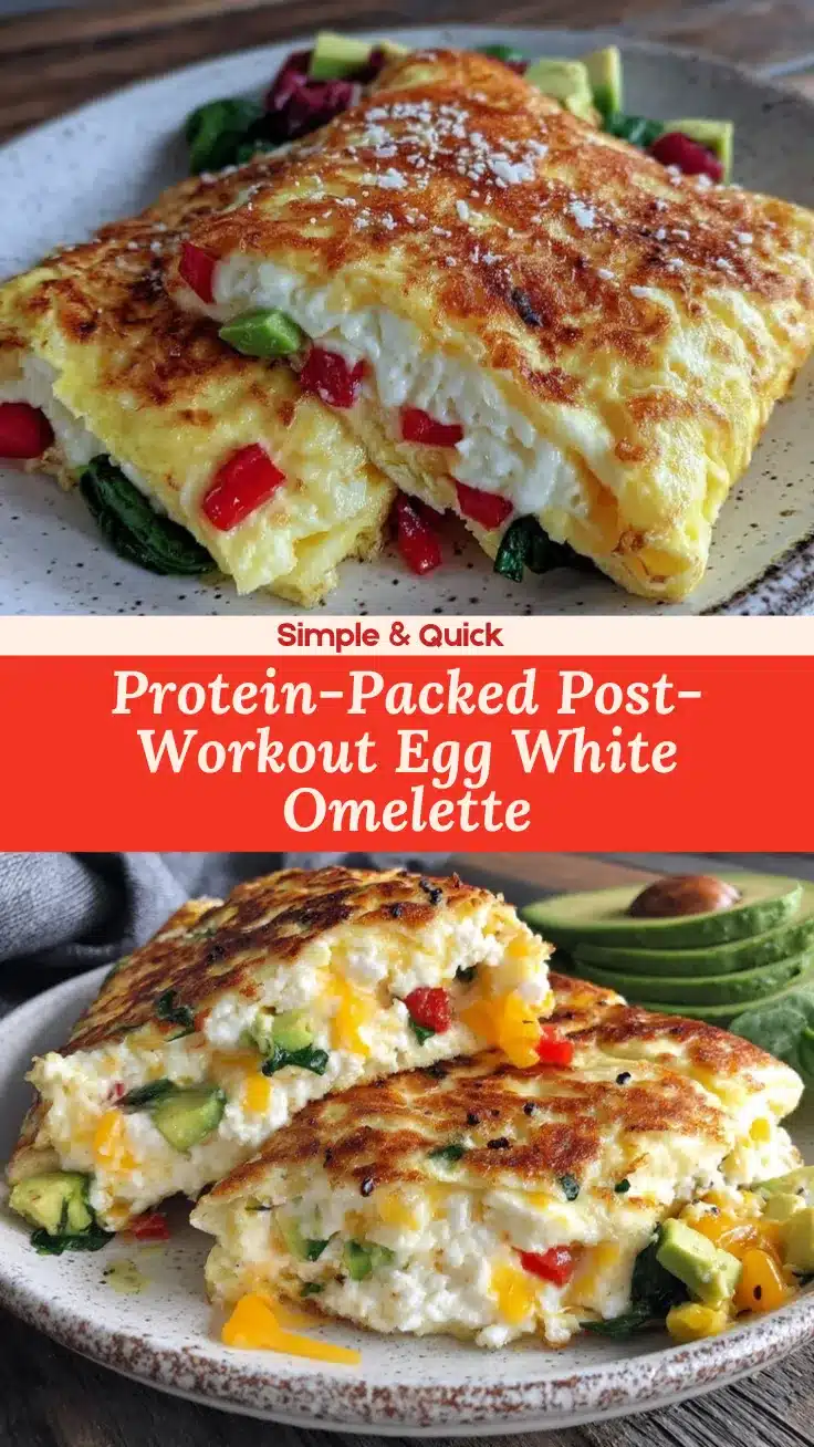 protein-packed post-workout egg white omelette recipe