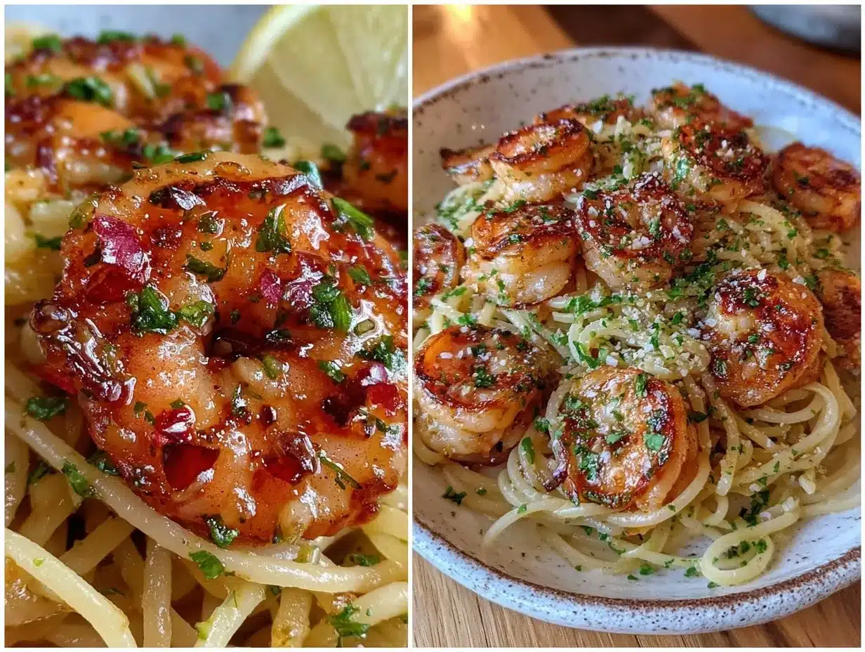 quick garlic butter shrimp scampi preparation steps