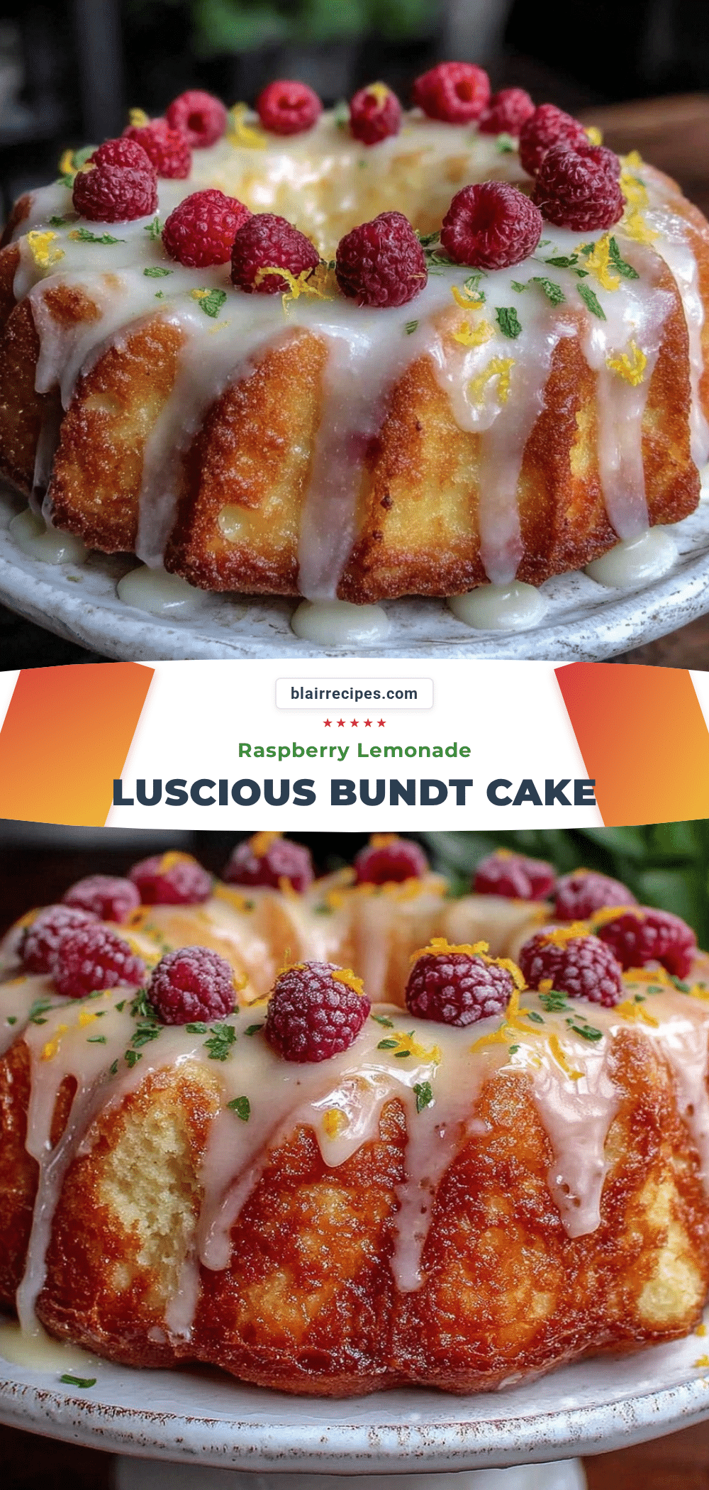 raspberry lemonade bundt cake recipe