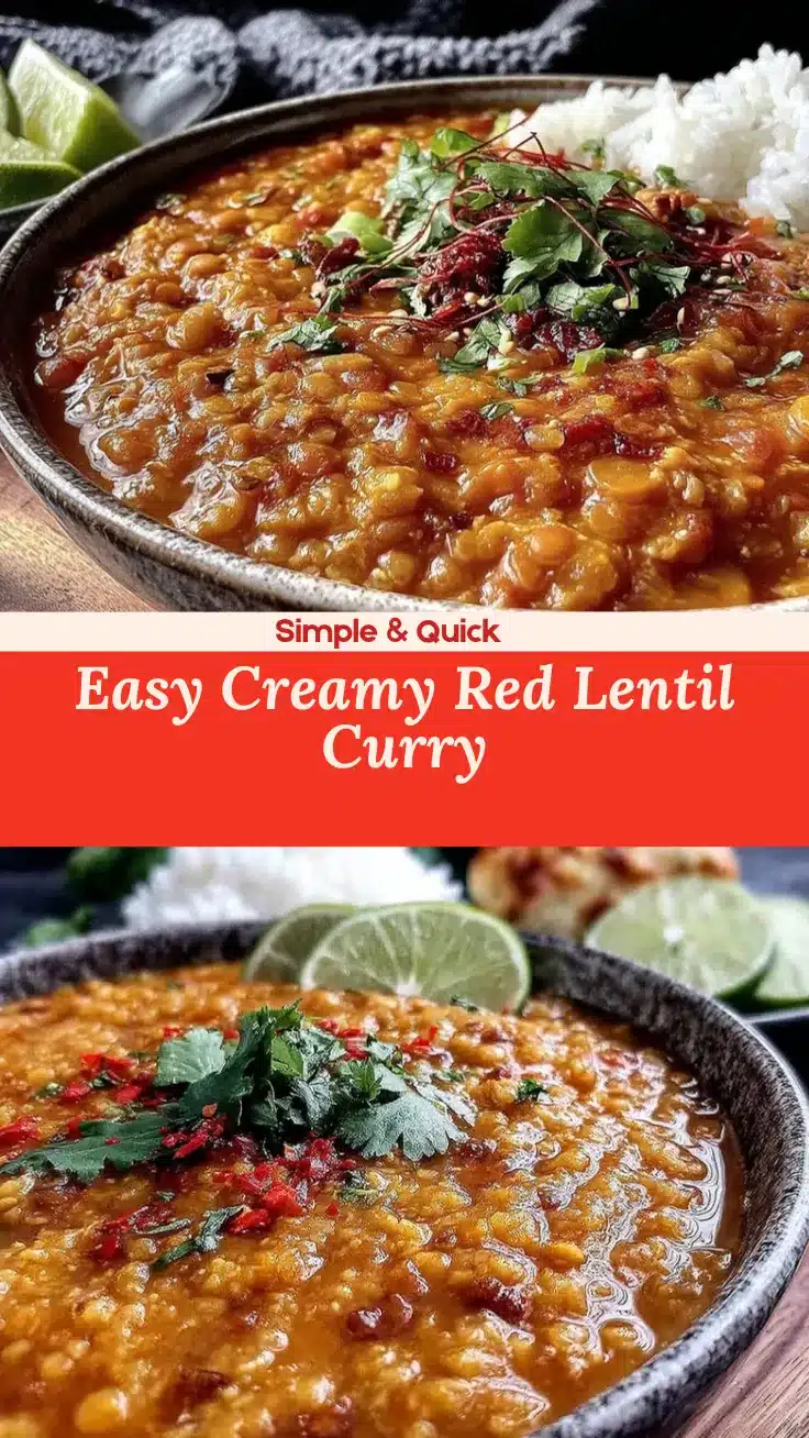 red lentil curry recipe