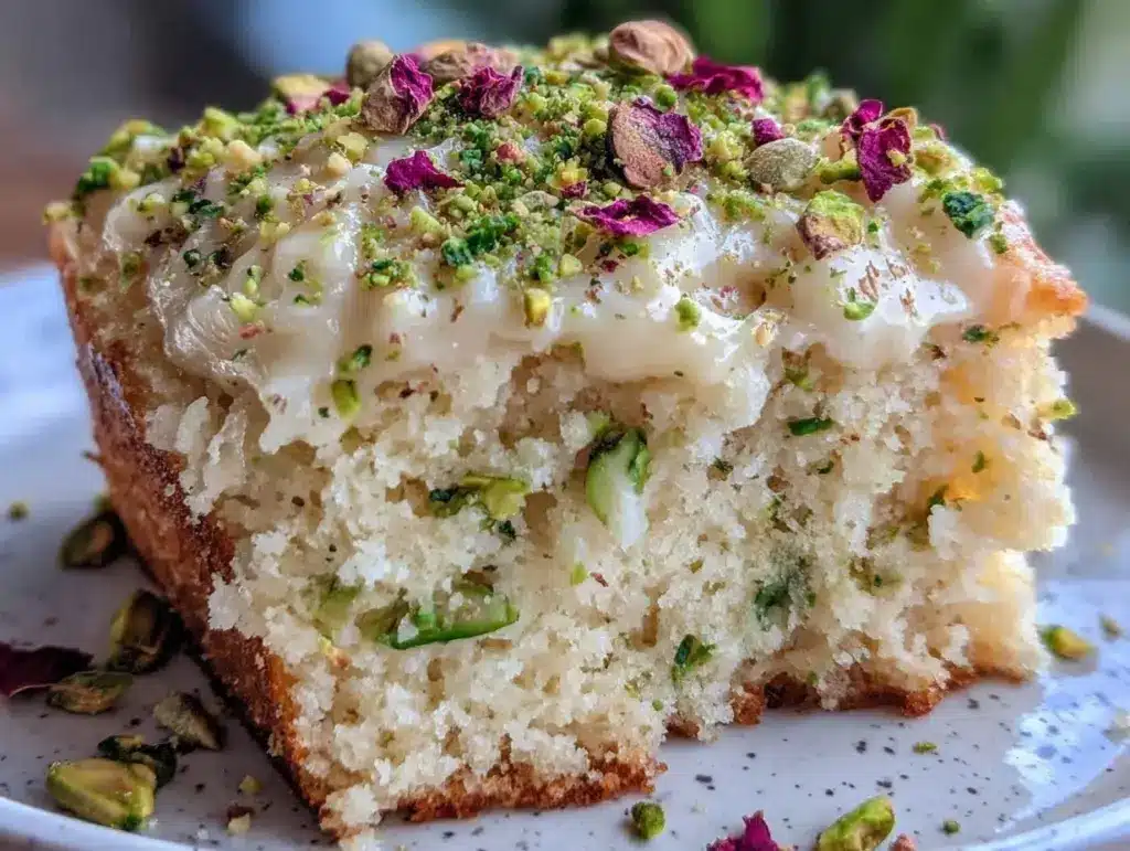 Rose Pistachio Cake - featured image