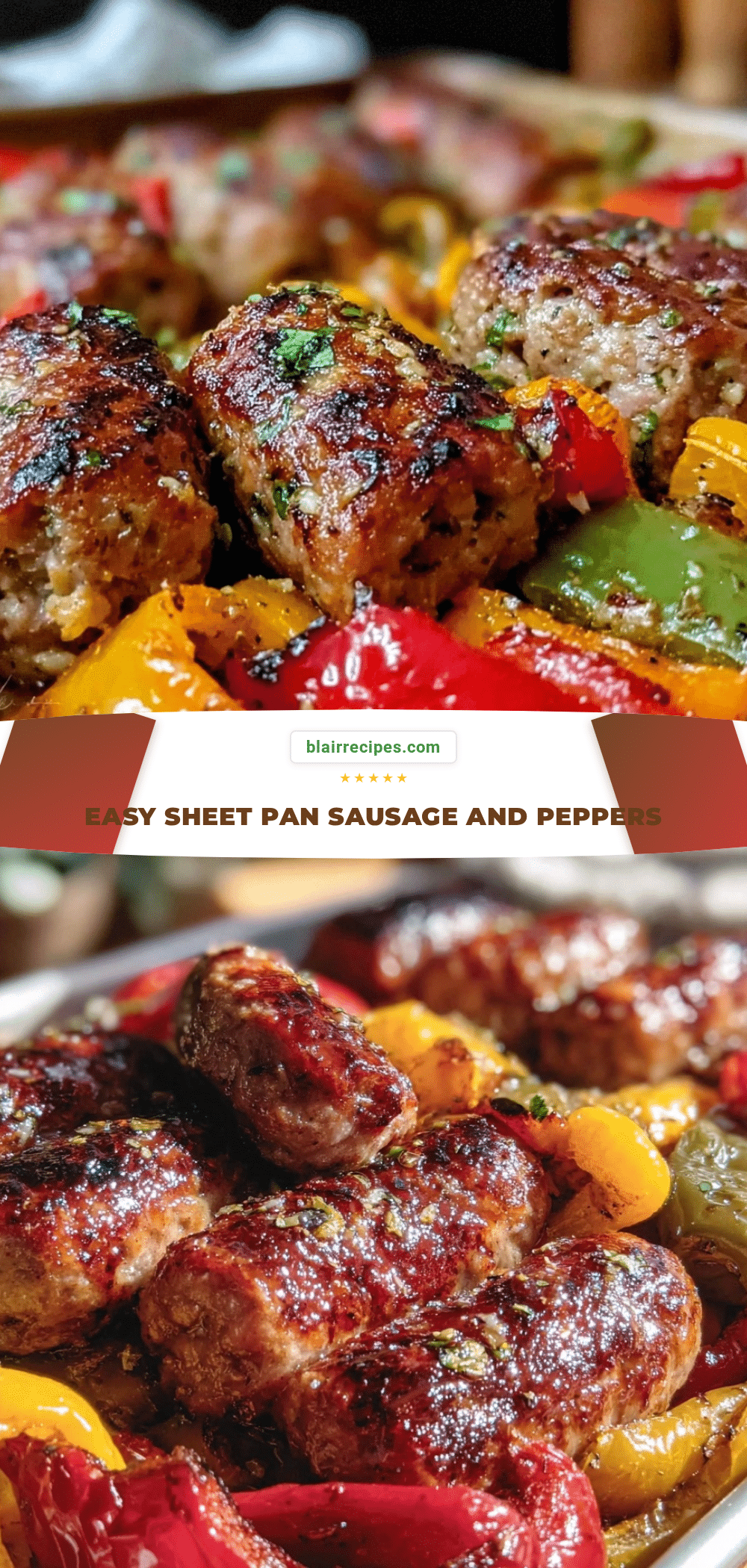 sheet pan sausage and peppers recipe