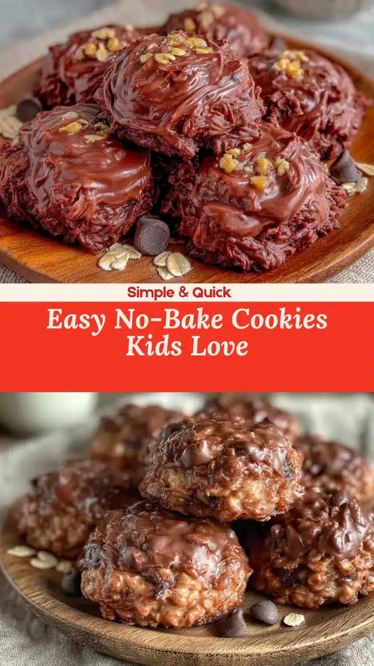 simple no bake cookies kids can make recipe