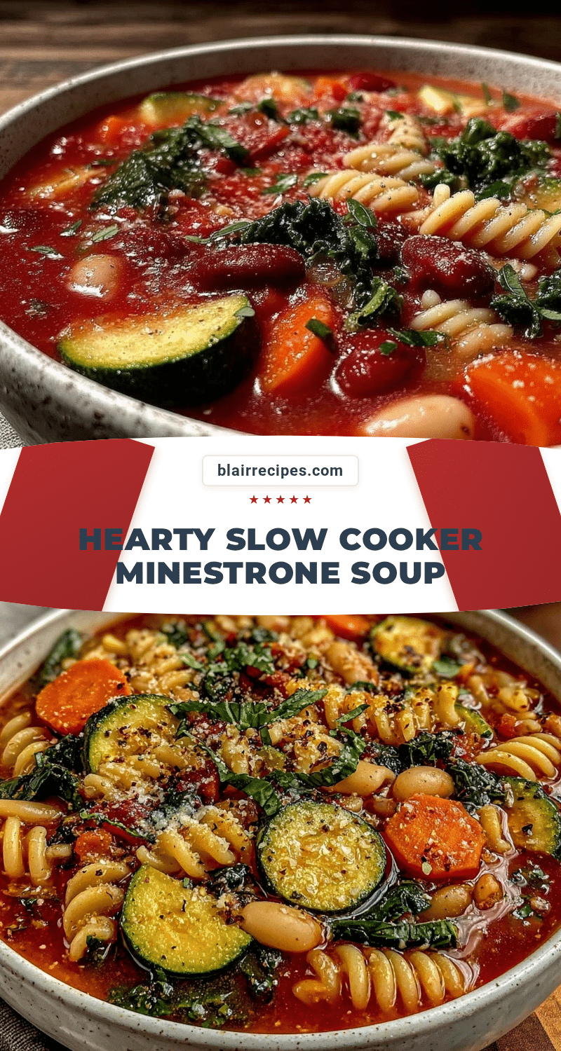 slow cooker minestrone soup recipe