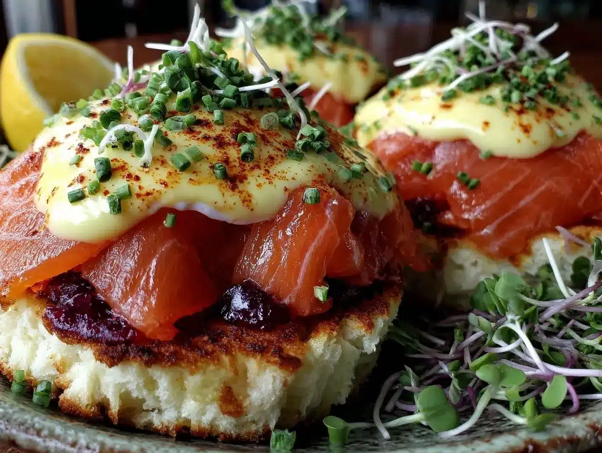 smoked salmon eggs benedict preparation steps