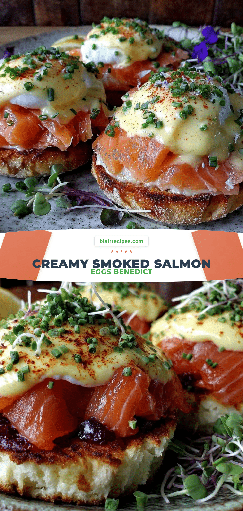 smoked salmon eggs benedict recipe