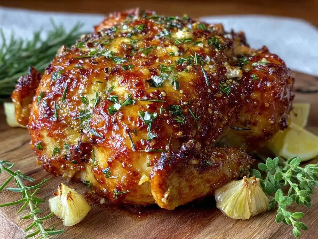 spring herb roasted chicken preparation steps