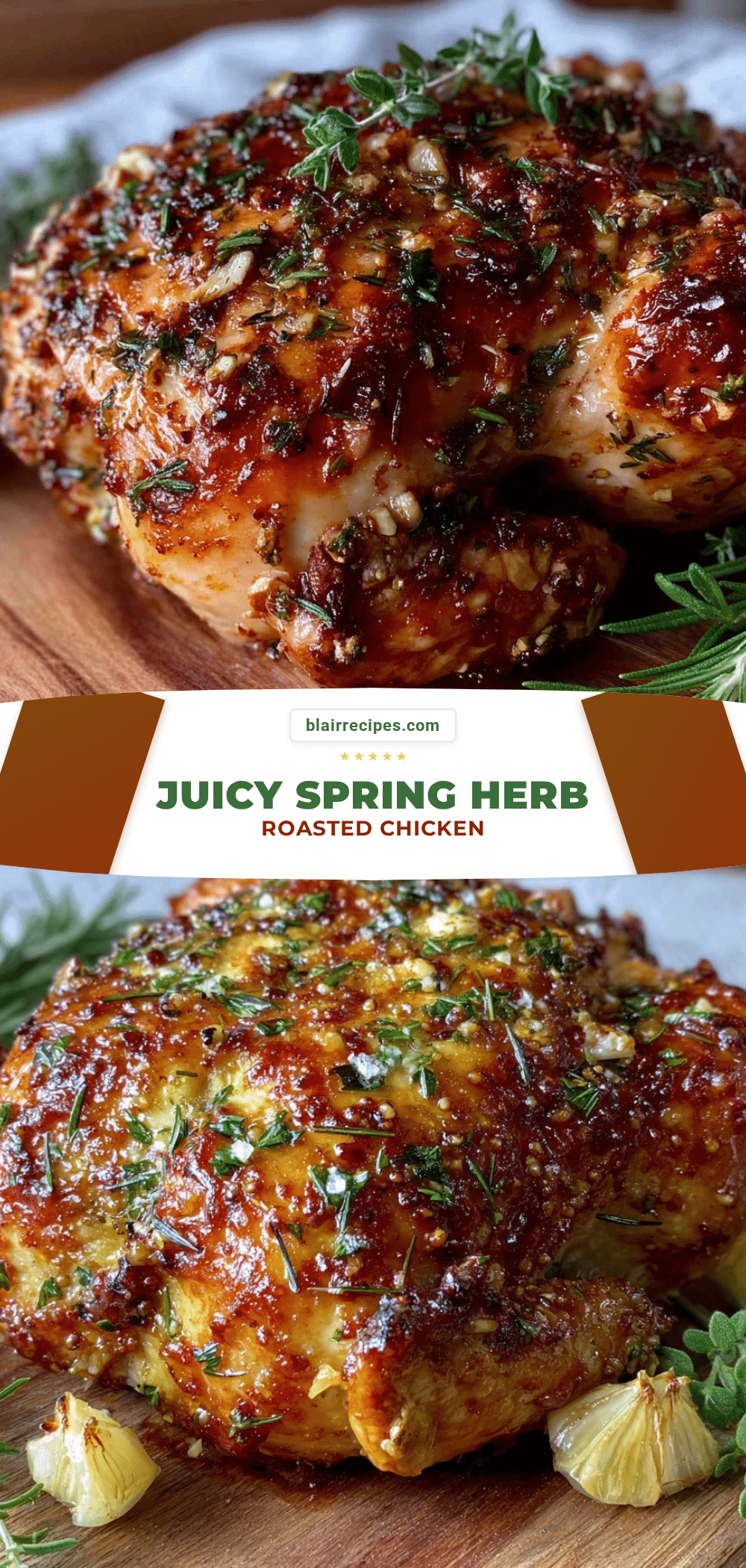 spring herb roasted chicken recipe