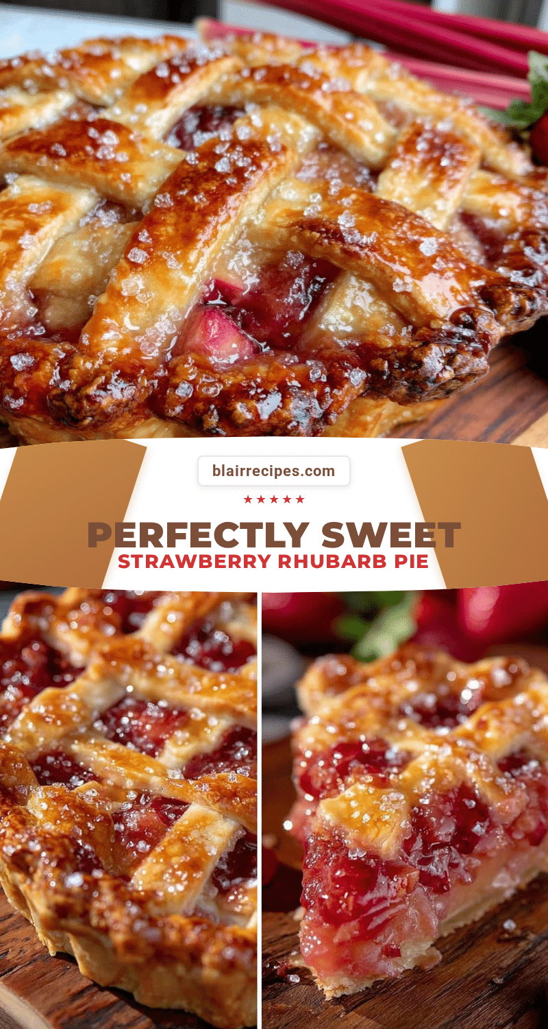strawberry rhubarb pie recipe