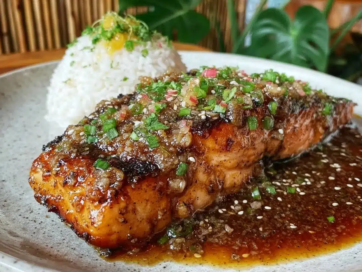 teriyaki glazed salmon preparation steps