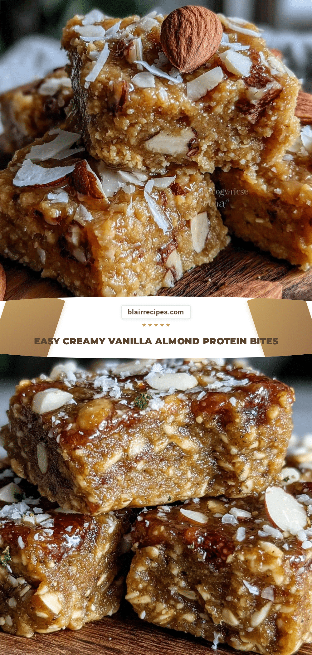 vanilla almond protein bites recipe