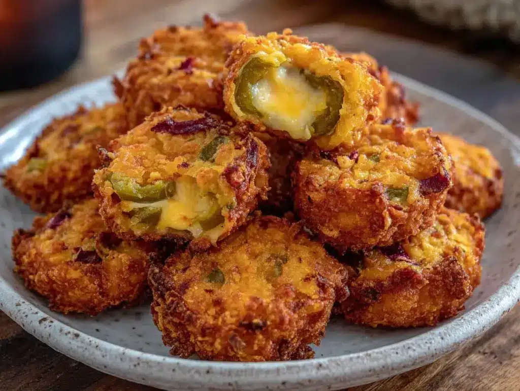 air fryer jalapeño popper bites - featured image