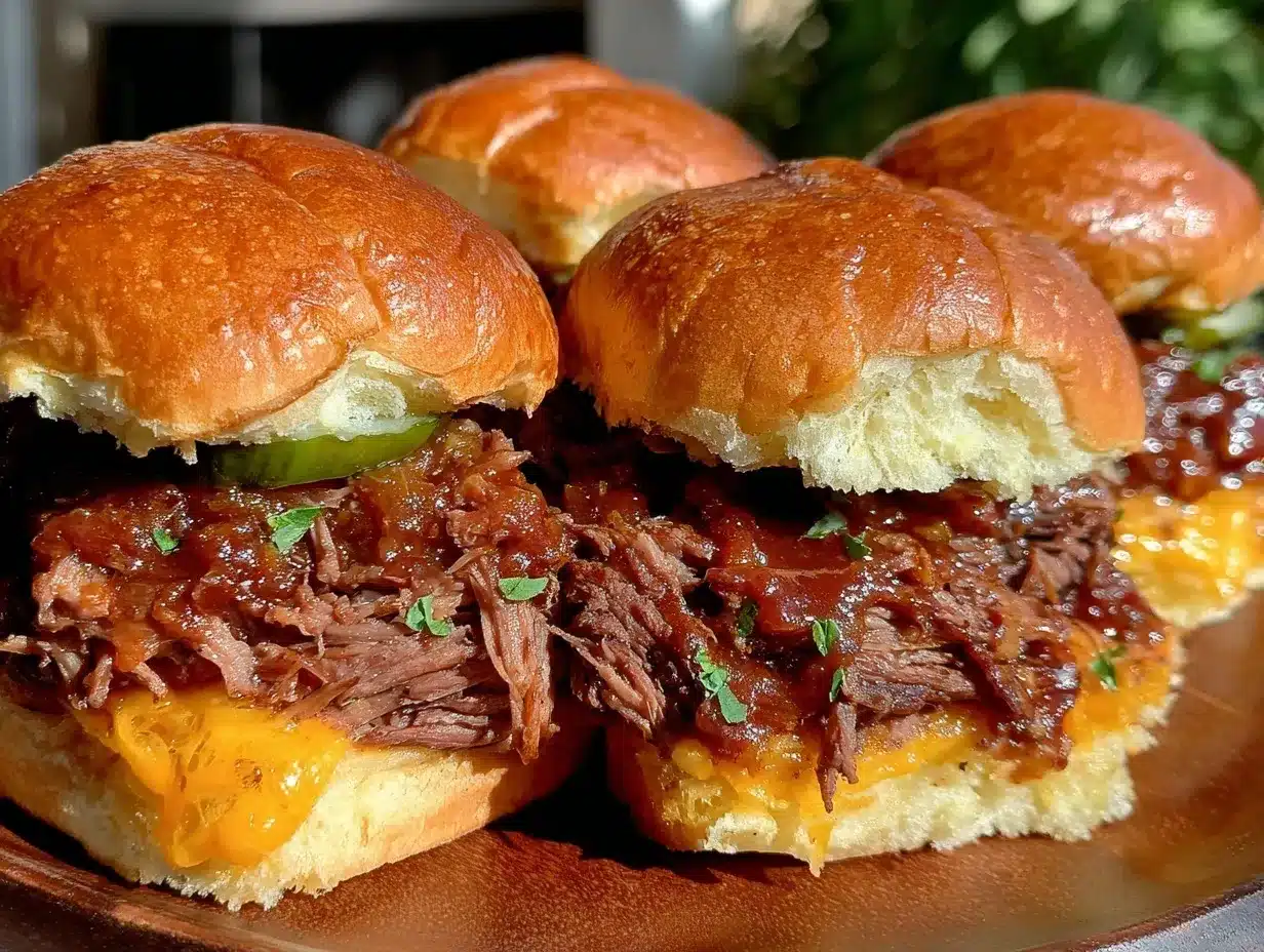 beef brisket sliders preparation steps