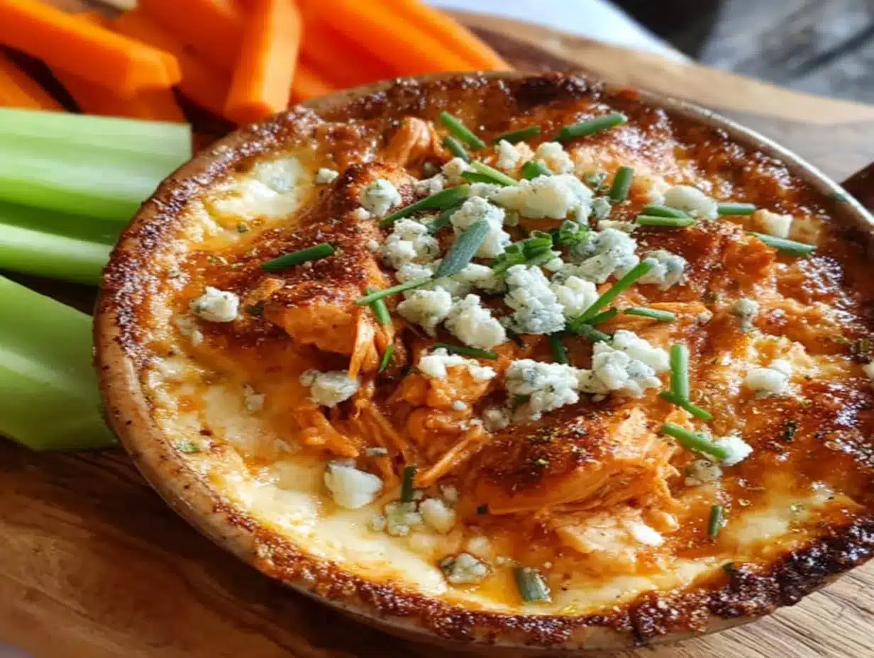buffalo chicken dip preparation steps