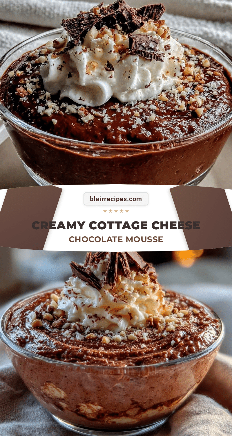 cottage cheese chocolate mousse recipe