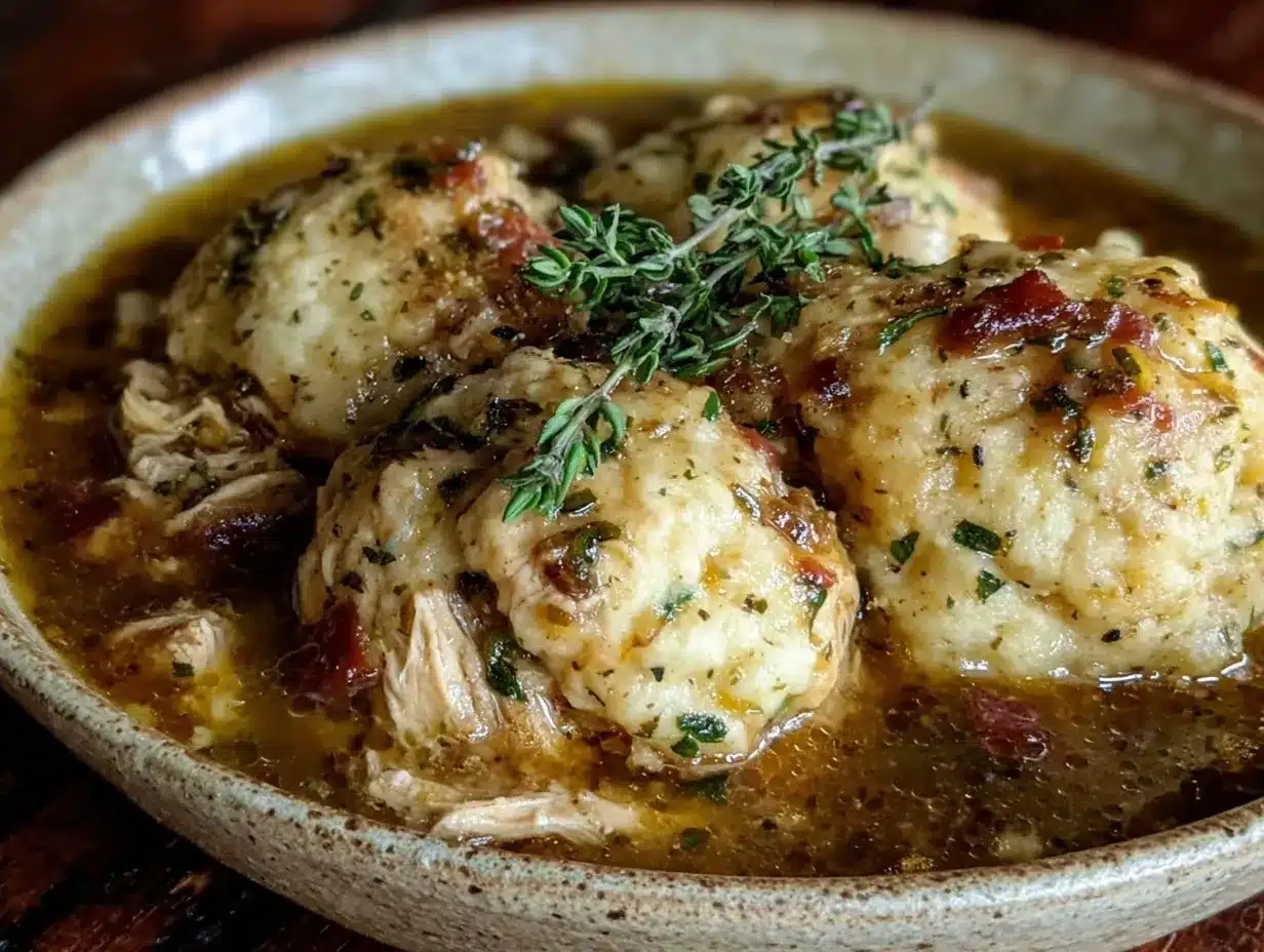 cozy chicken and dumplings preparation steps