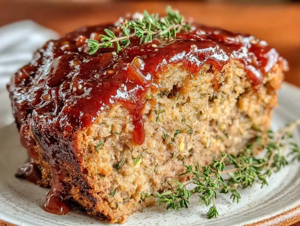 cozy meatloaf with glaze preparation steps