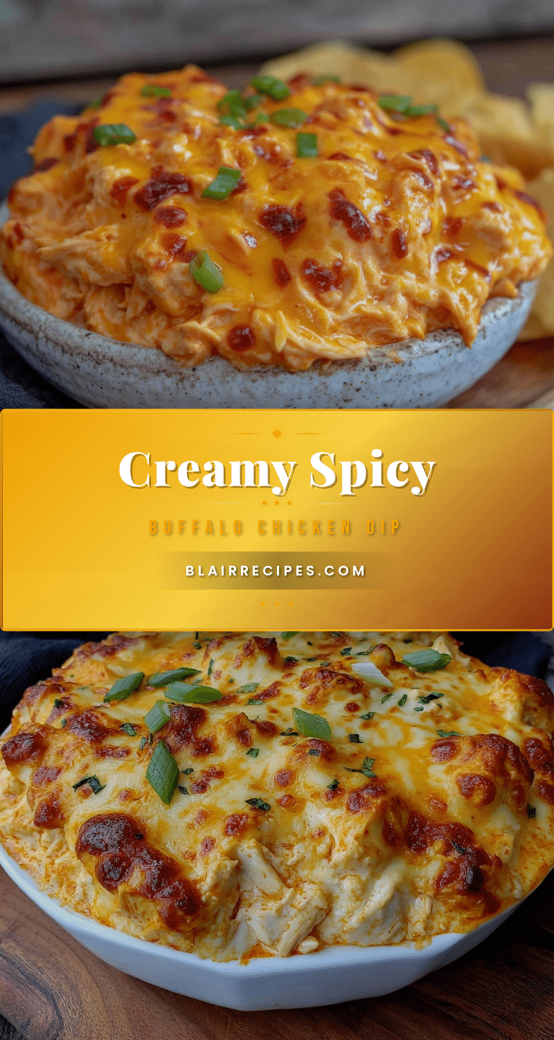 creamy buffalo chicken dip recipe