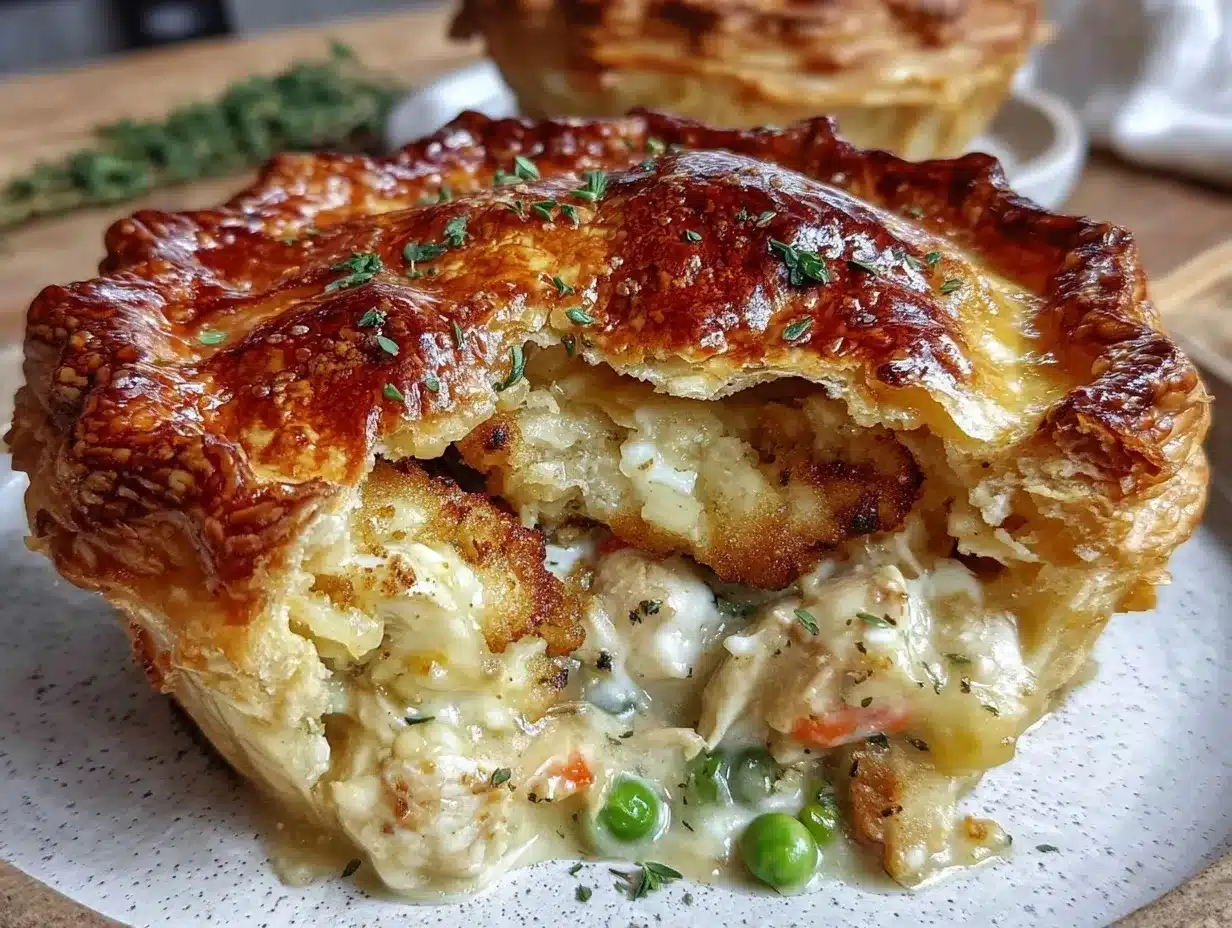 creamy chicken pot pie recipe preparation steps