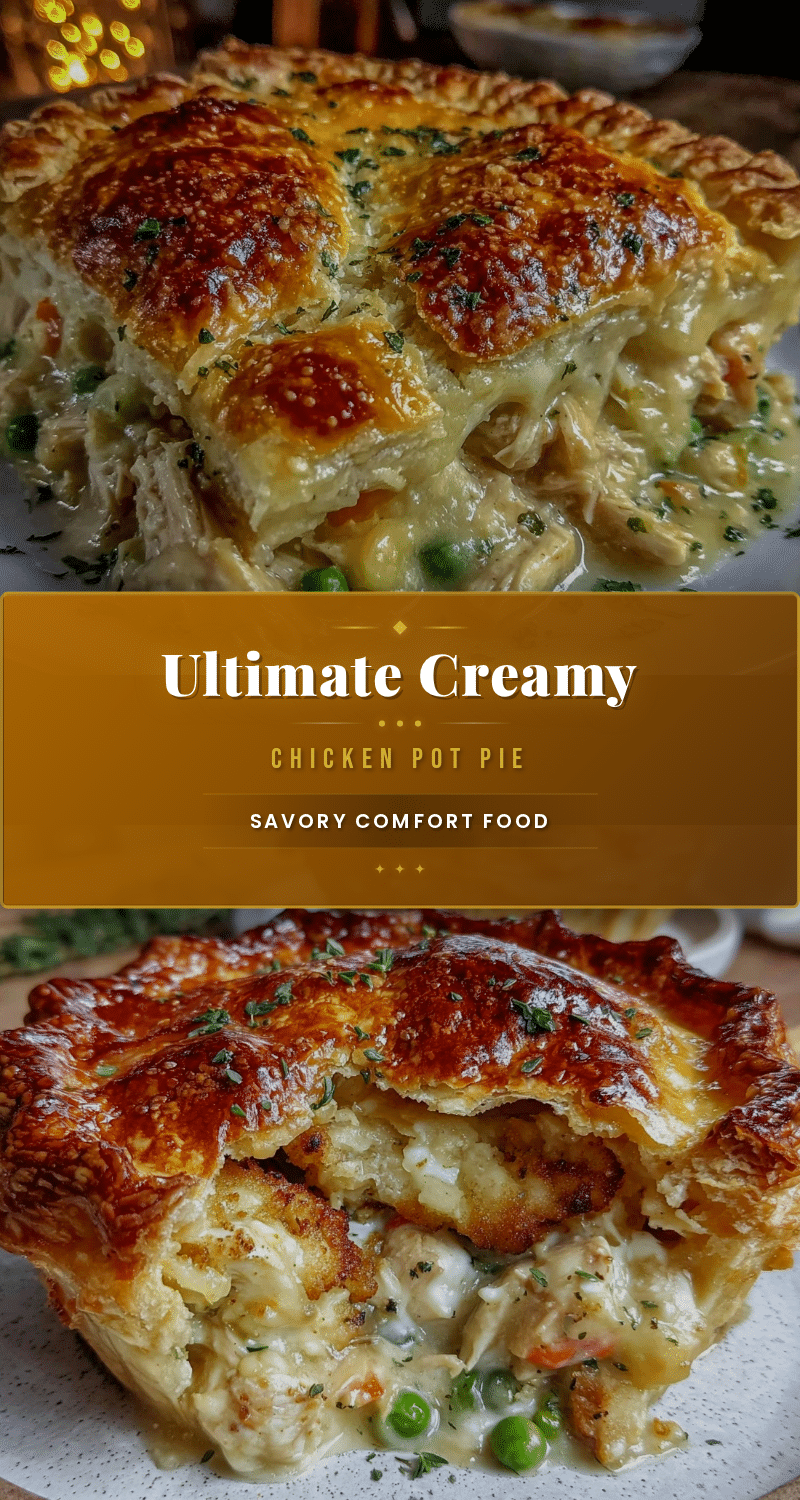 creamy chicken pot pie recipe recipe