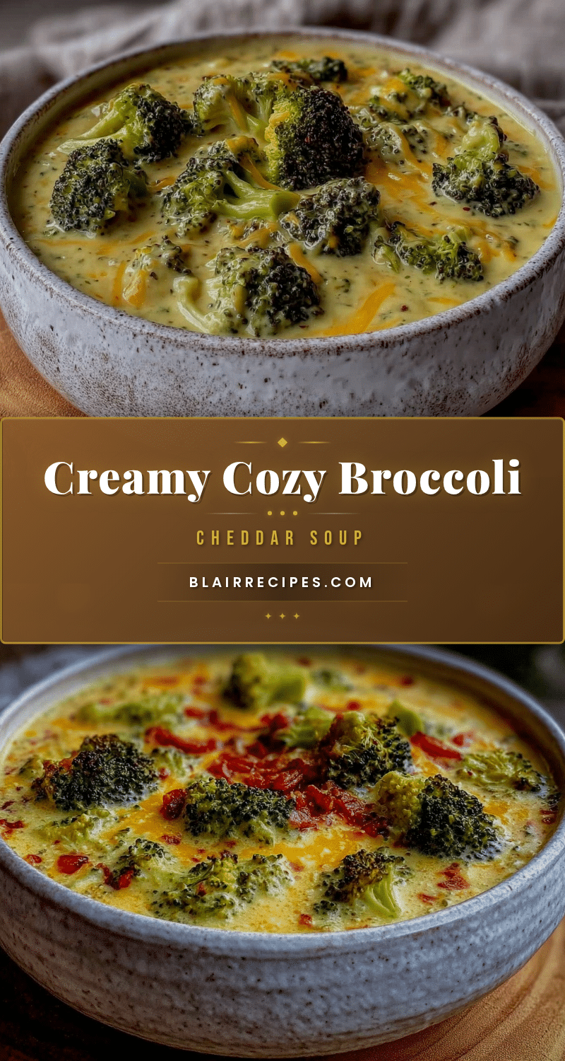 creamy cozy broccoli cheddar soup recipe recipe