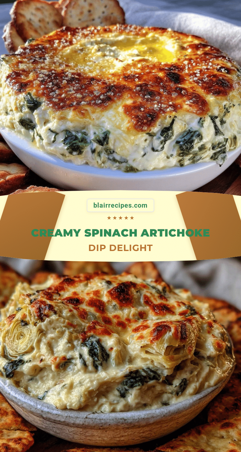 creamy spinach artichoke dip recipe