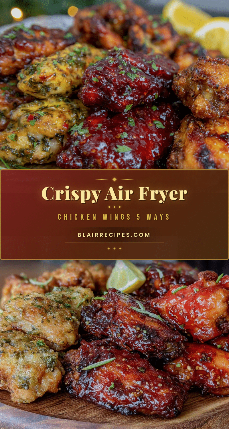 crispy air fryer chicken wings recipe