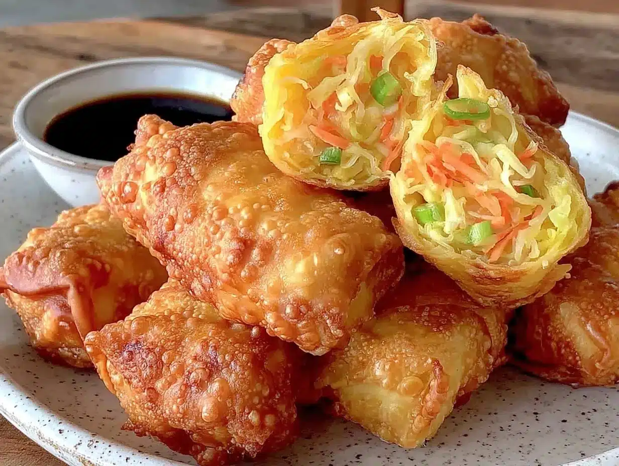 crispy air fryer egg rolls preparation steps