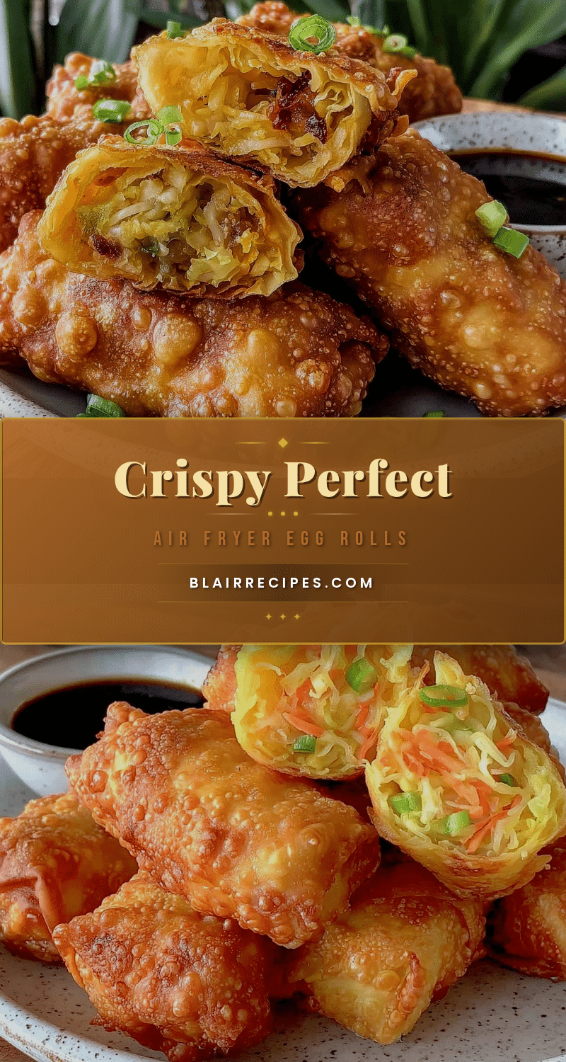 crispy air fryer egg rolls recipe