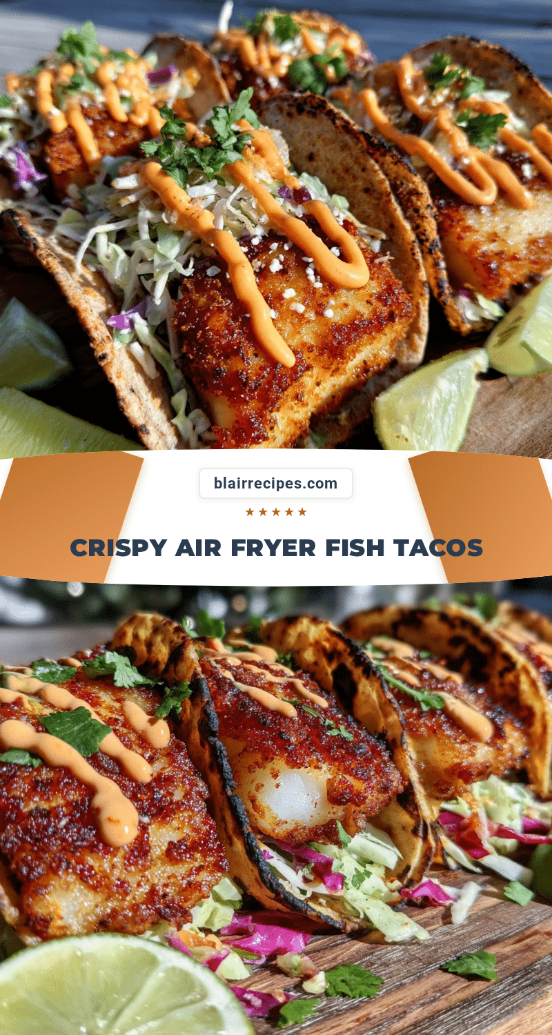 crispy air fryer fish tacos recipe