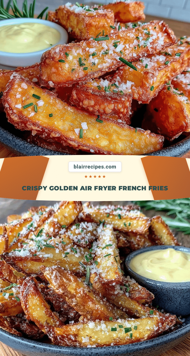 crispy air fryer french fries recipe