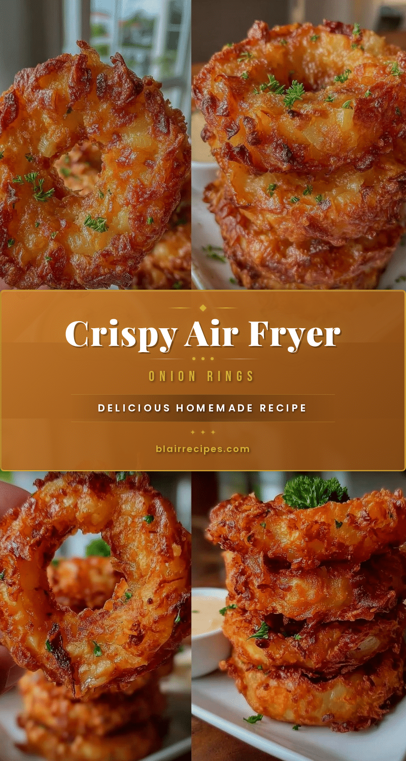 crispy air fryer onion rings recipe