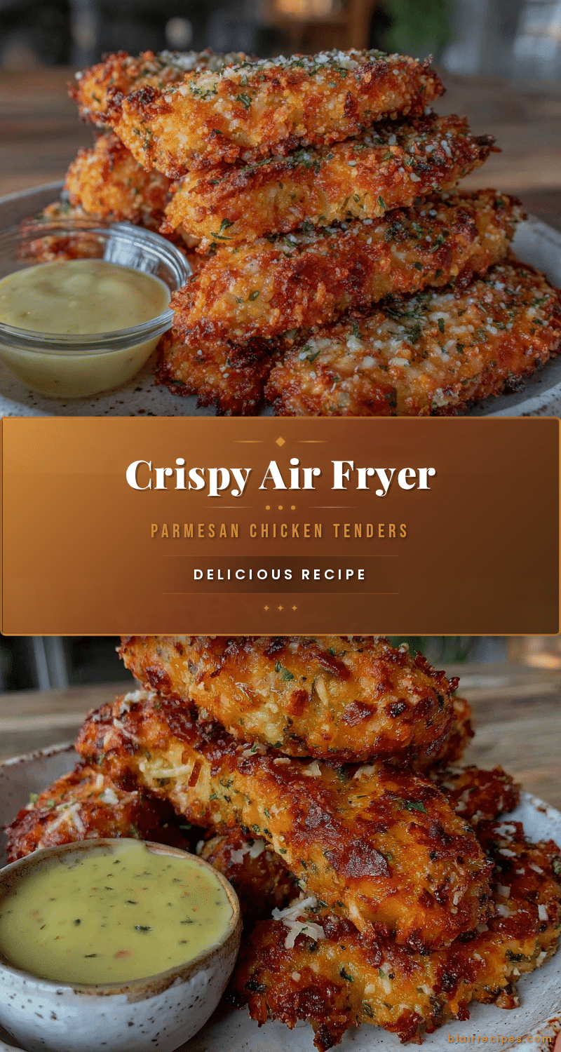 crispy air fryer parmesan chicken tenders recipe