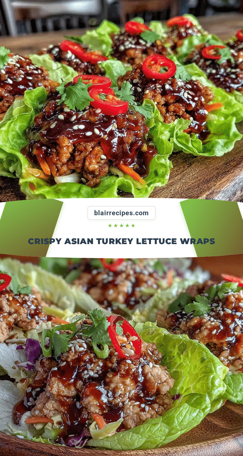 crispy asian turkey lettuce wraps recipe