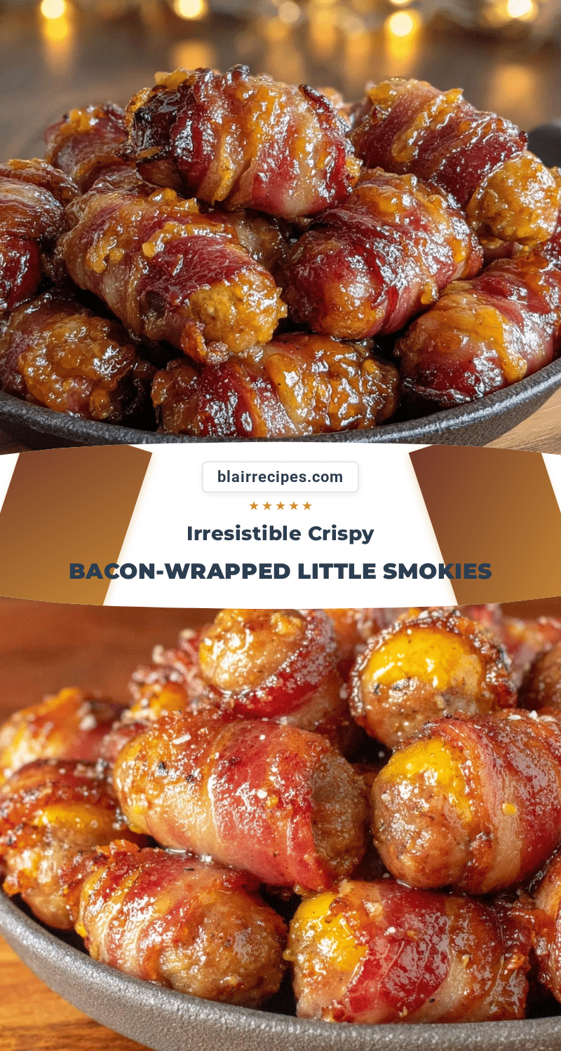 crispy bacon-wrapped little smokies recipe