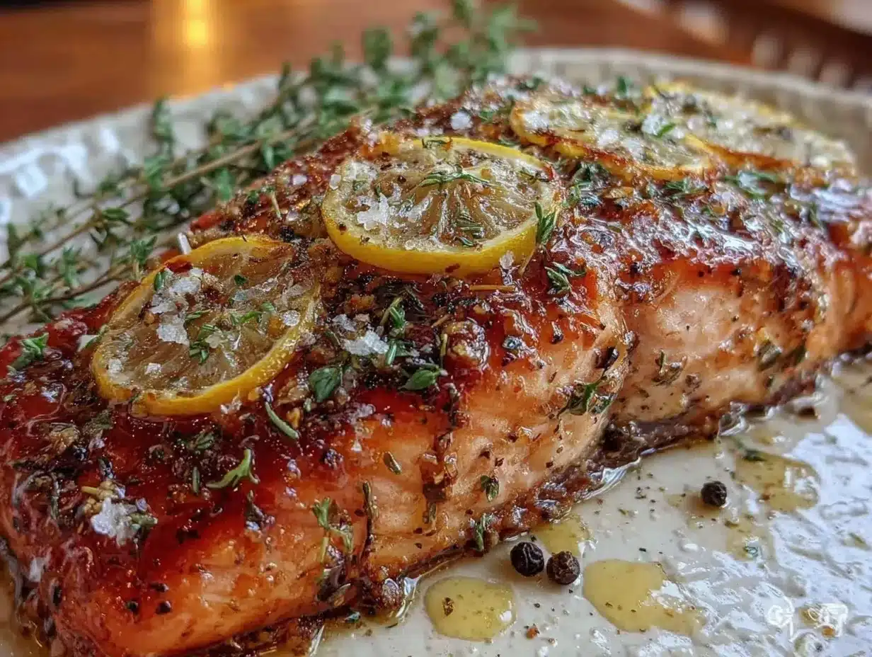 crispy baked lemon herb salmon preparation steps