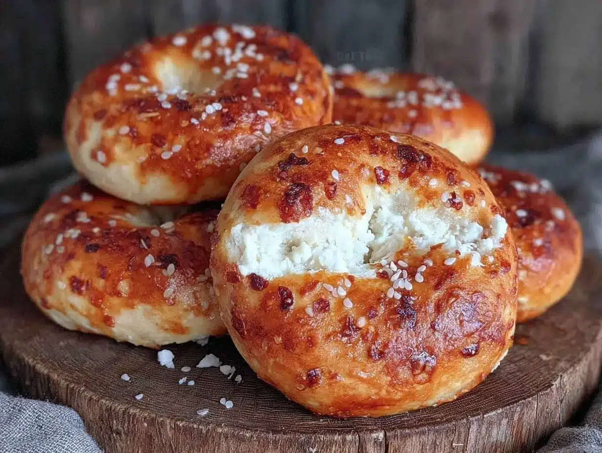 crispy chewy sourdough bagels preparation steps