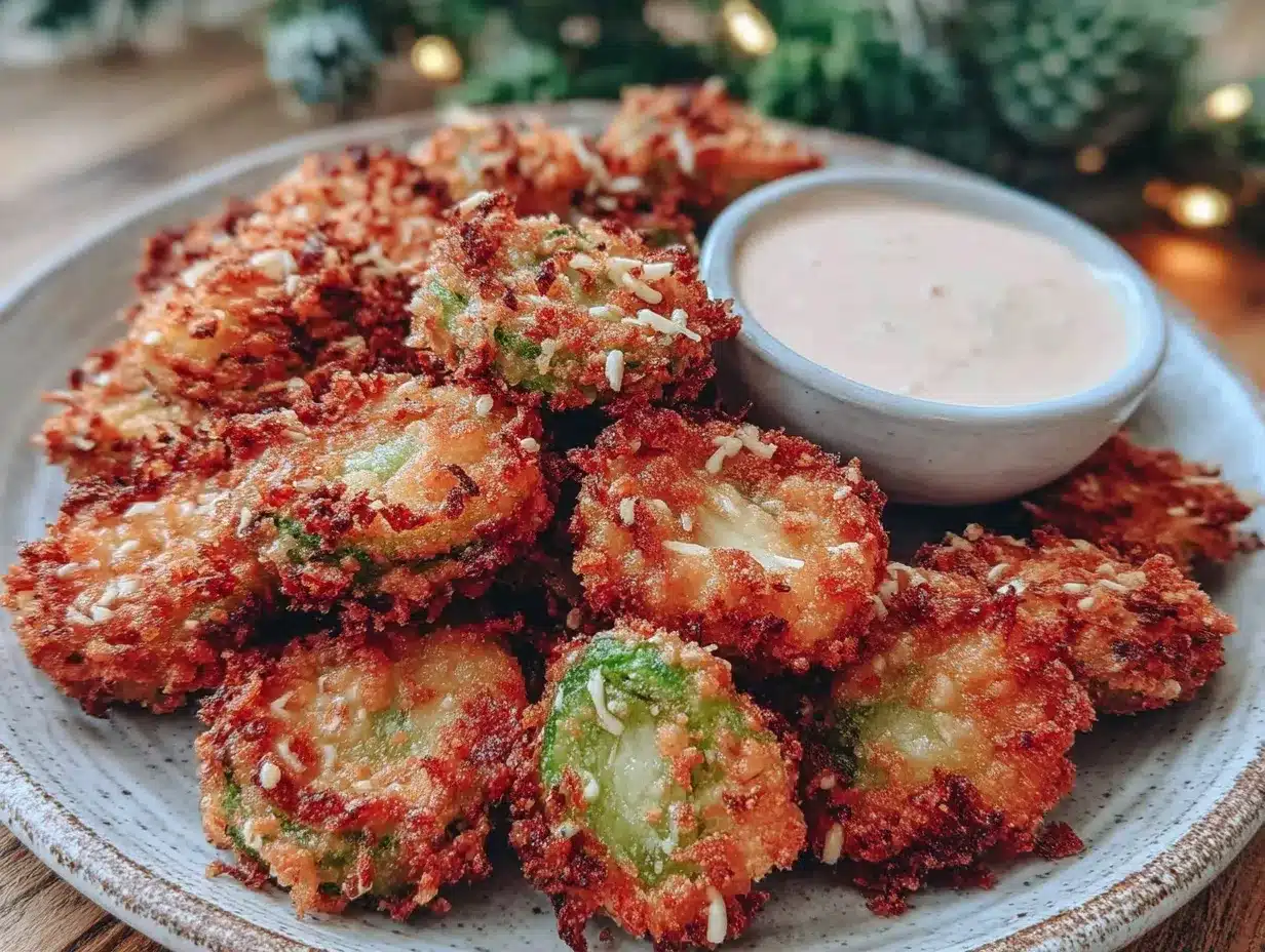 crispy fried pickles preparation steps