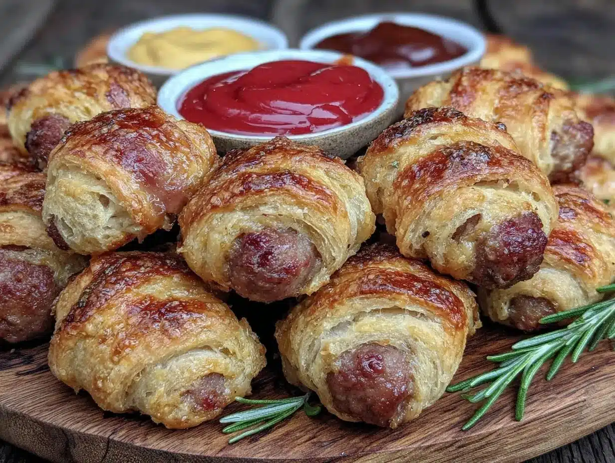 crispy pigs in a blanket bites preparation steps