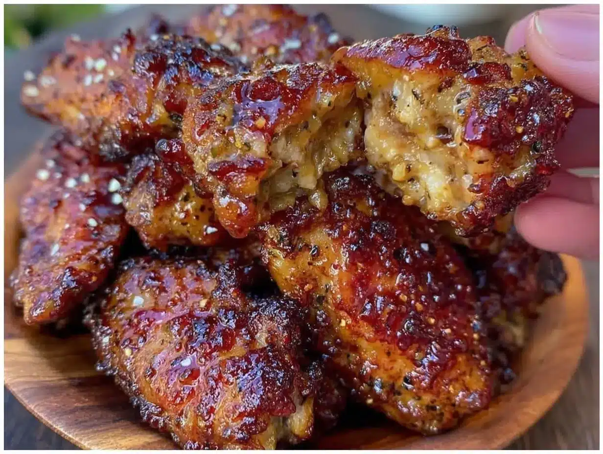 crispy smoked chicken wings preparation steps
