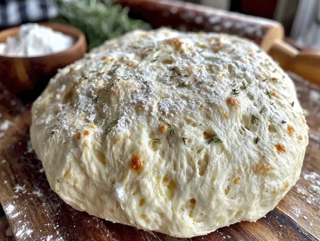 crispy sourdough pizza dough - featured image