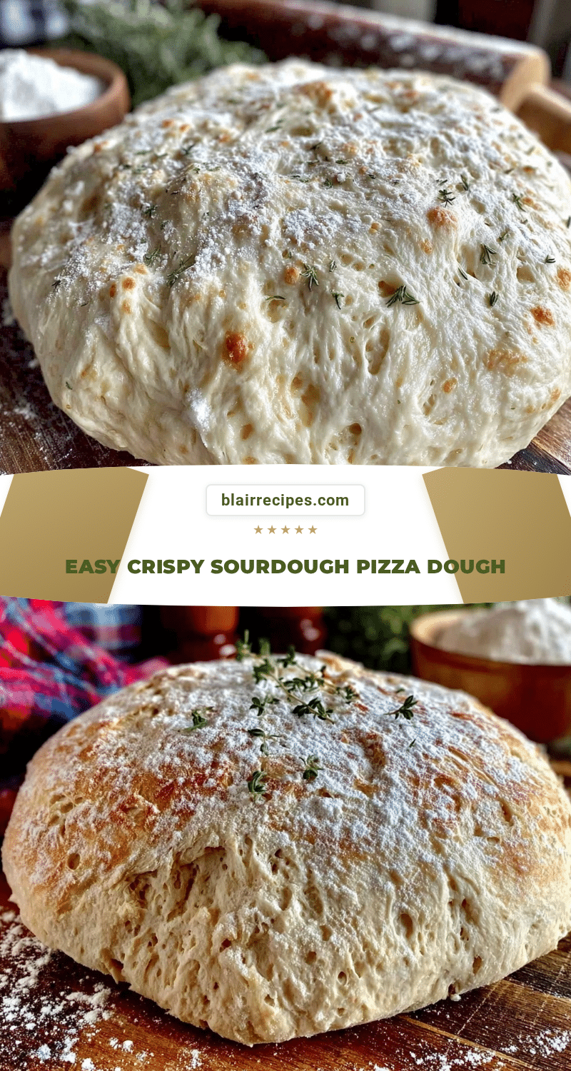crispy sourdough pizza dough recipe