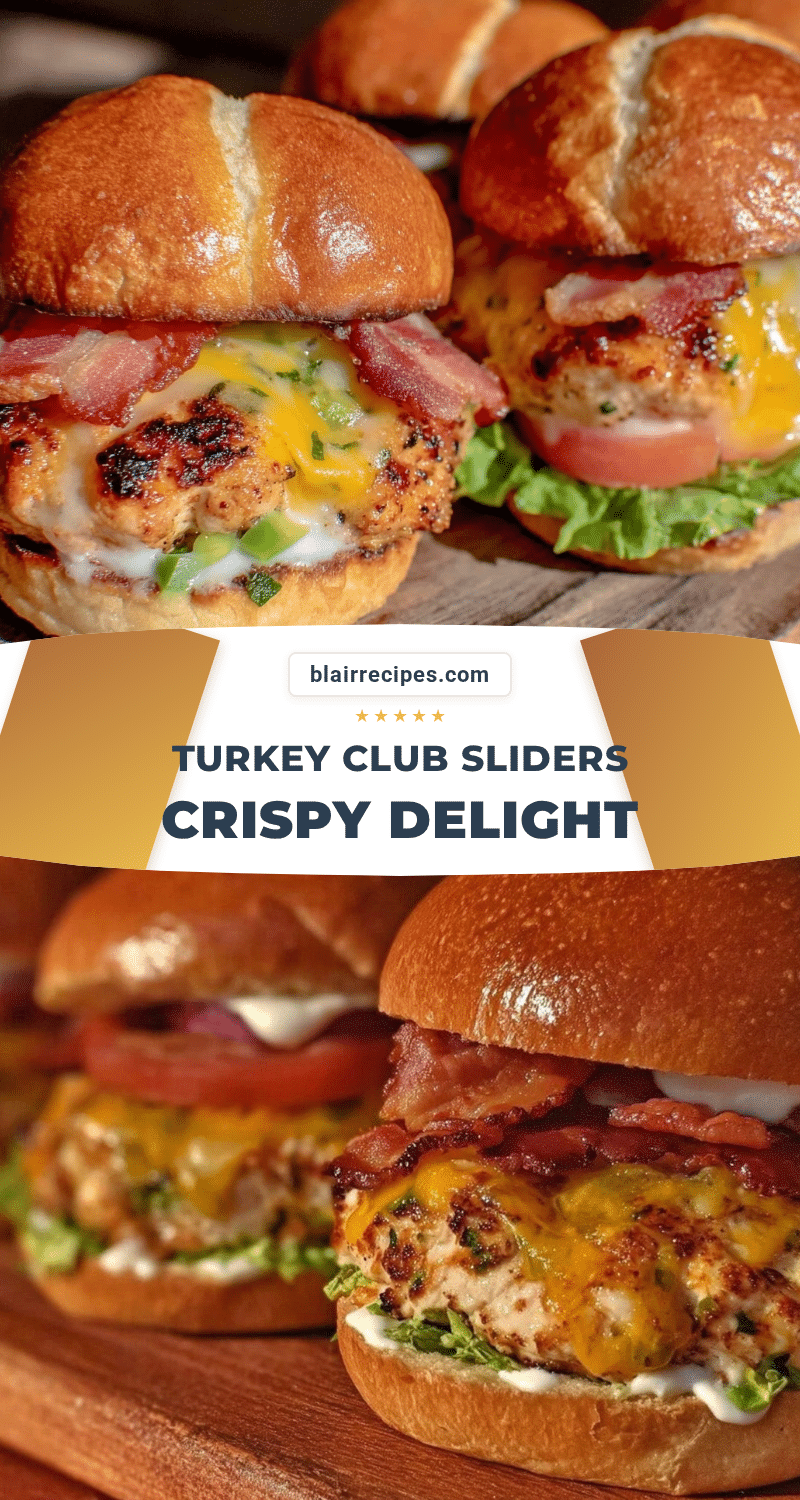crispy turkey club sliders recipe