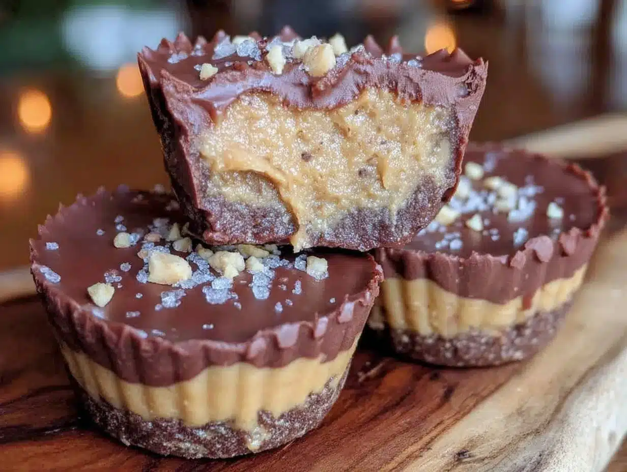 easy creamy protein peanut butter cups preparation steps