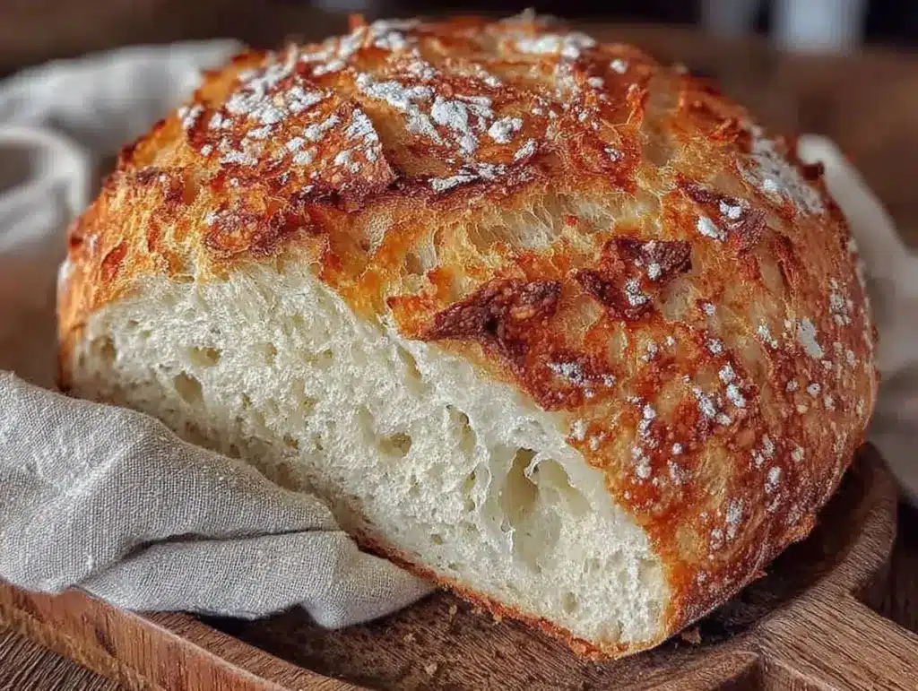 easy fluffy beginner sourdough sandwich bread - featured image